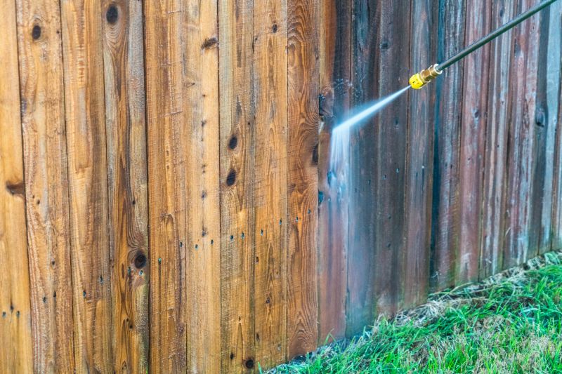 Fence Stain Removal Process