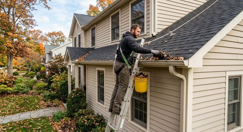 Gutter Leaf Clearing in Fredericksburg, VA